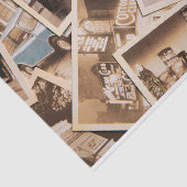 -City Life-fotocollage Tissuepapier (Detail)