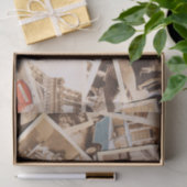 -City Life-fotocollage Tissuepapier (Geschenk)