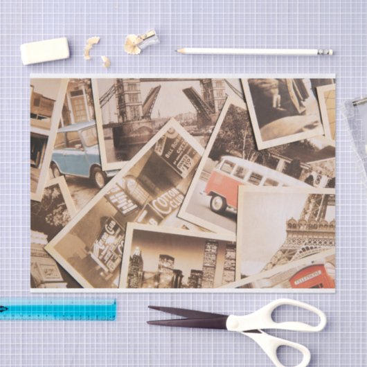 -City Life-fotocollage Tissuepapier (Craft)