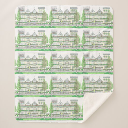 City Life Sherpa Blanket Deken (Voorkant)