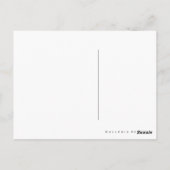 City Life ~ UNISEX Briefkaart / Uitnodiging (Achterkant)