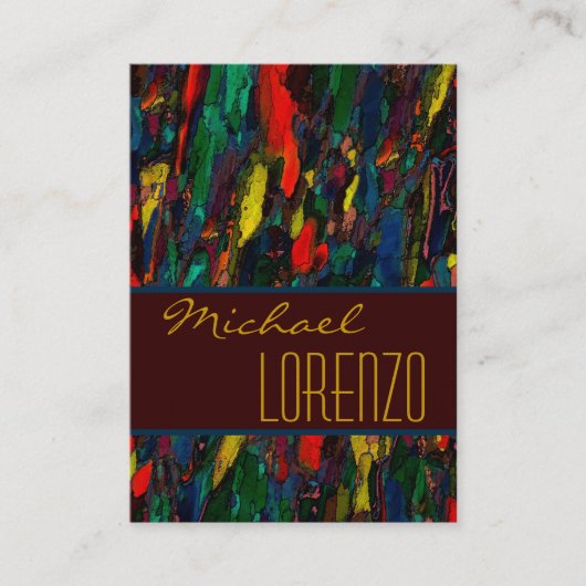 City Life - UNISEX / PEAR PAPIER Visitekaartje (Voorkant)