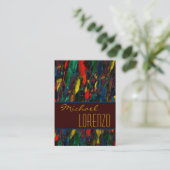 City Life - UNISEX / PEAR PAPIER Visitekaartje (Staand voorkant)