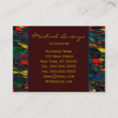 City Life - UNISEX / PEAR PAPIER Visitekaartje (Achterkant)