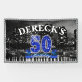 City Lights Fabulous Fifty 3x5 Spandoek (Horizontaal)