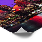 City Lights Night Sky Pastiche Poster (Hoek)