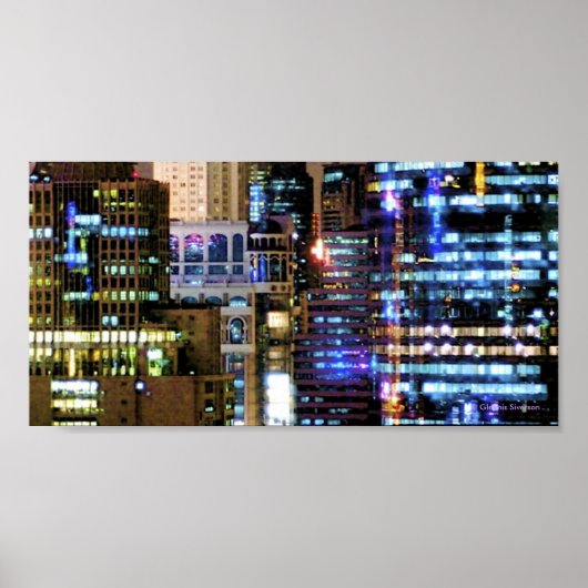 City Lights Poster (Voorkant)
