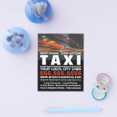 City Lights, taxibedrijf met prijstabel Flyer (Enkel)
