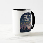 City Lights, Veil Nights | Halloween Gifts Mok (Voorkant rechts)