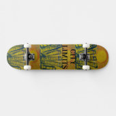 CITY LIMIETEN SKATEBOARD ONTWERP VAN PAULA REILLY. (Horizontaal)