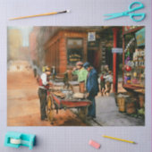 City - Little Italy NY - Mussel Man 1900 Tissuepapier (Craft)