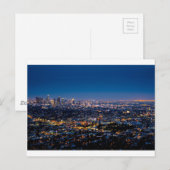 City Los Angeles Cityscape Skyline Briefkaart (Voorkant / Achterkant)