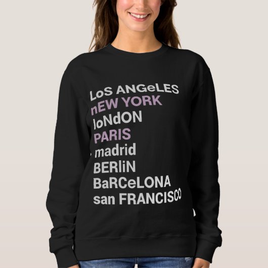 City Love - City List Los Angeles Trui (Voorkant)