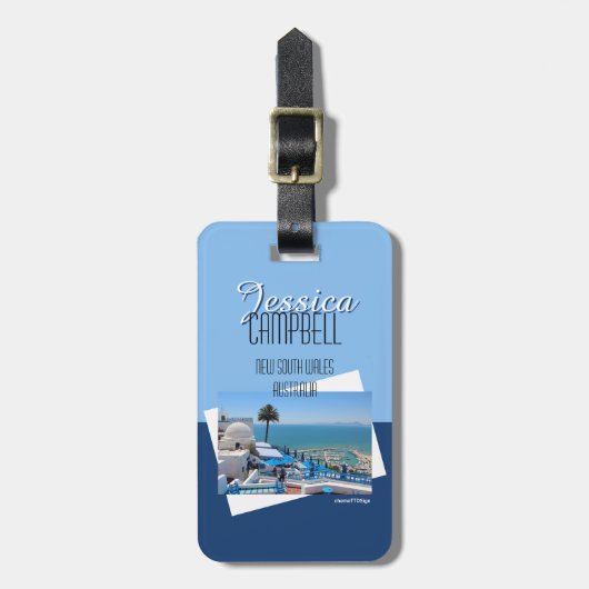 City LT08-0426 Bagage Label (Voorkant verticaal)