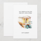 City Market - Charleston Feestdagenkaart (Voorkant / Achterkant)