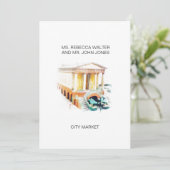 City Market - Charleston Feestdagenkaart (Staand voorkant)