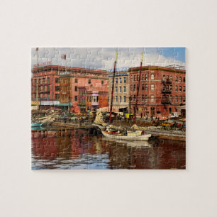 City MD - Pratt St - Beer en Meer 1906 Linkerhelft Legpuzzel