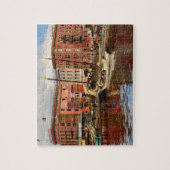 City MD - Pratt St - Beer en Meer 1906 Linkerhelft Legpuzzel (Verticaal)