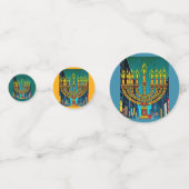 City Menorah Confetti (Voorkanten)