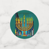City Menorah Confetti (Kleine voorkant)
