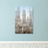 City Midst I Canvas Afdruk (Insitu (Houten vloer))