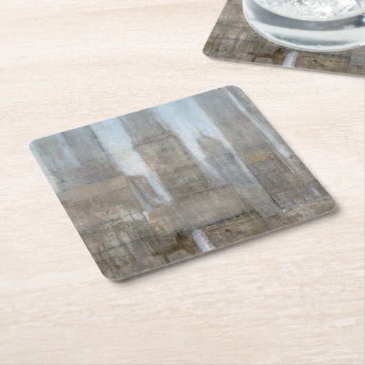 City Midst I Kartonnen Onderzetters (Schuin)