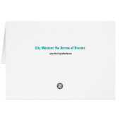 City Museum: the Burrow of Dreams Notecard (Achterkant Horizontaal)
