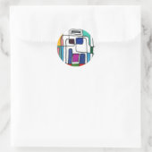 "City Nap" Abstract Design Sticker (Tas)