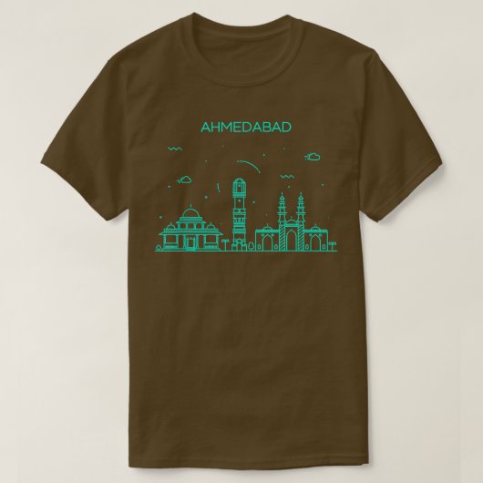 City Night Ahmedabad T-shirt (Design voorkant)