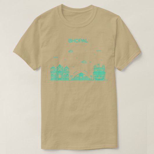 City Night Bhopal T-shirt (Design voorkant)