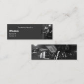 City Night Profile Card Mini Visitekaartje (Voorkant / Achterkant)