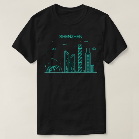 City Night Shenzhen T-shirt (Design voorkant)