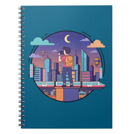 City Night Traveler Notitieboek (Voorkant)