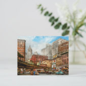 City - NY - Welkom in de grote stad 1941 Briefkaart (Staand voorkant)