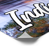 City of Indianapolis, Indiana, Verenigde Staten Poster (Hoek)