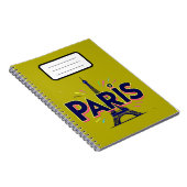 City of Lights: Bold Paris Typography Art Notitieboek (Rechterzijde)