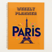 City of Lights: Bold Paris Typography Art Planner (Voorkant)