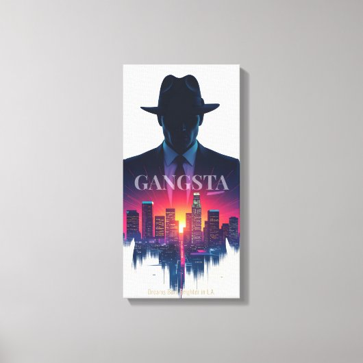 City of Lights Canvas Afdruk (Voorkant)