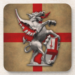 City of London Dragon Cork Onderzetter