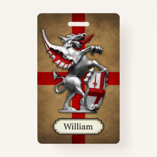 City of London Dragon Personalized Badge