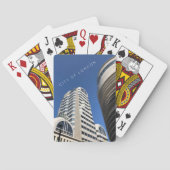City of London Engelse wolkenkrabbers fotografie Pokerkaarten (Achterkant)