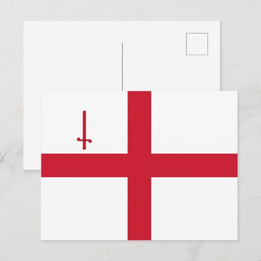 City of London (England) (UK Capital City) Briefkaart (Voorkant / Achterkant)