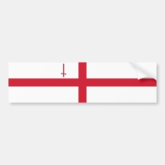 City of London (England) (UK Capital City) Bumpersticker (Voorkant)