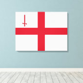 City of London (England) (UK Capital City) Canvas Afdruk (Insitu (Houten vloer))