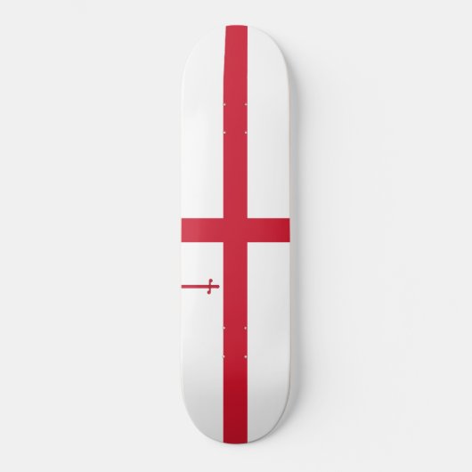 City of London (England) (UK Capital City) Persoonlijk Skateboard (Voorkant)