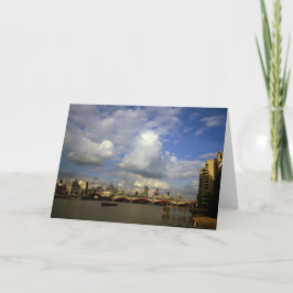 City of London in de jaren negentig Bedankkaart