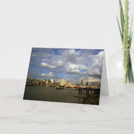 City of London in de jaren negentig Bedankkaart