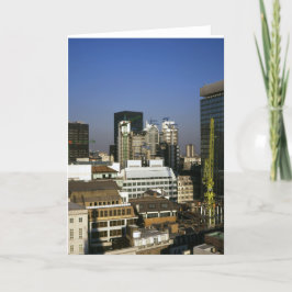 City of London in de jaren negentig Bedankkaart