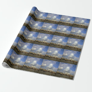 City of London in de jaren negentig Cadeaupapier