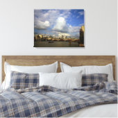 City of London in de jaren negentig Canvas Afdruk (Insitu (Slaapkamer))